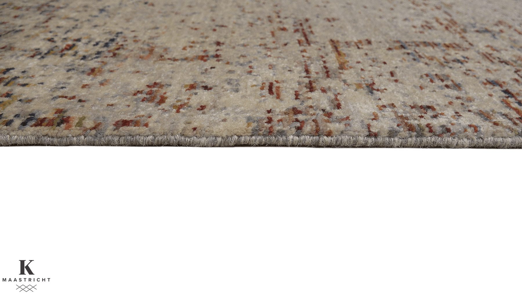 Kashkuli Art vloerkleed in beige van Koreman Exclusive Carpets, handgeknoopt uit wol.