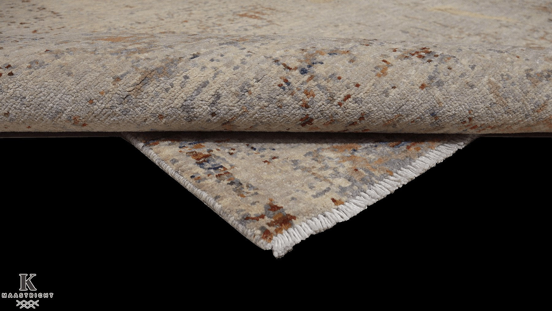 Kashkuli Art vloerkleed in beige van Koreman Exclusive Carpets, handgeknoopt uit wol.
