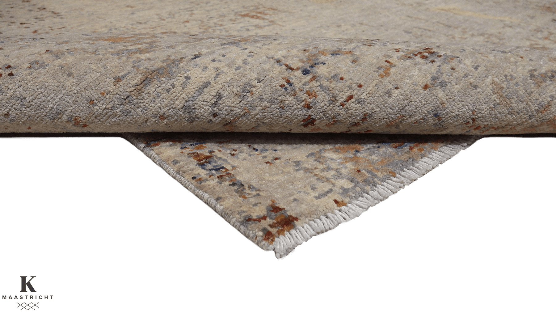 Kashkuli Art vloerkleed in beige van Koreman Exclusive Carpets, handgeknoopt uit wol.