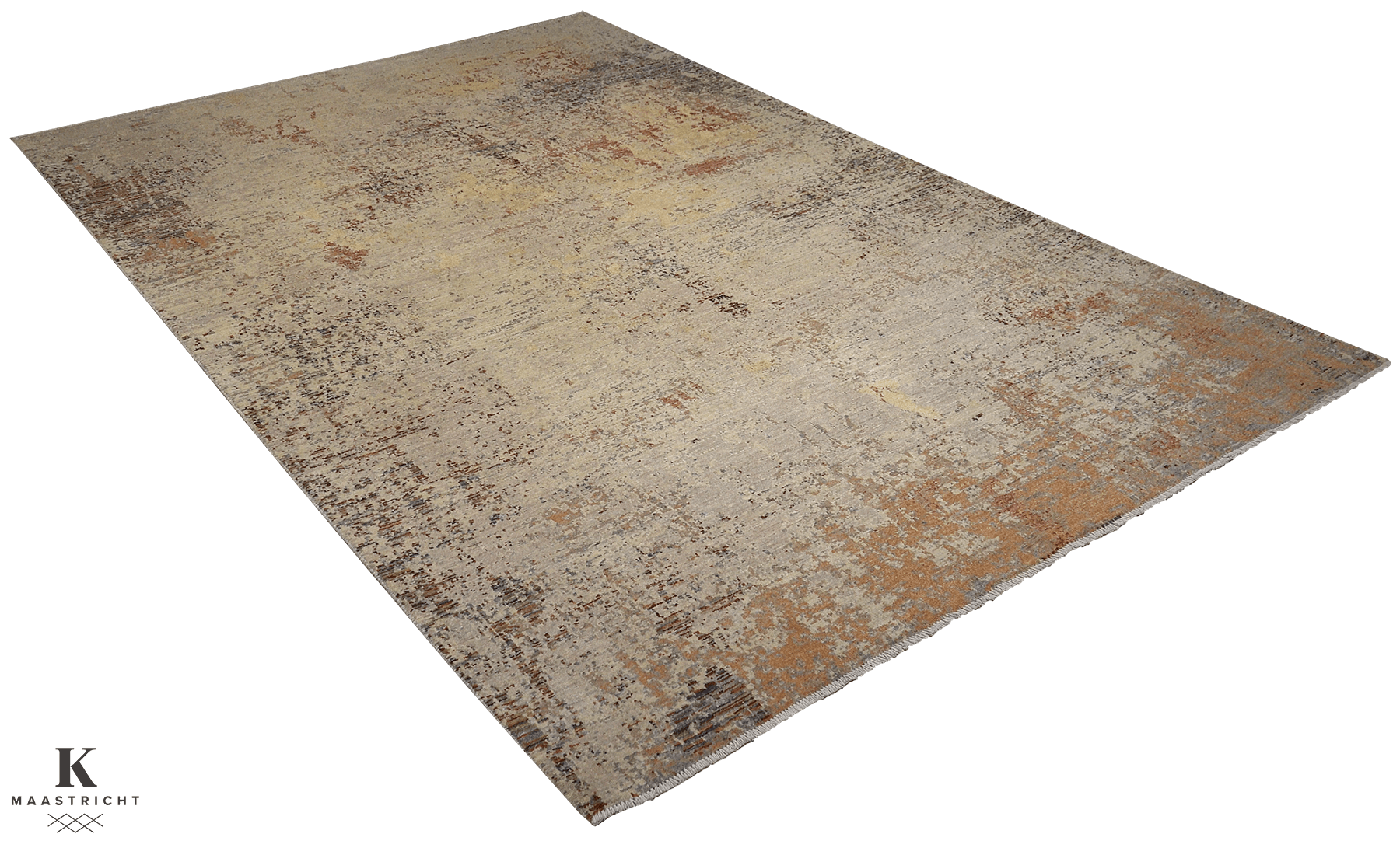 Kashkuli Art vloerkleed in beige van Koreman Exclusive Carpets, handgeknoopt uit wol.