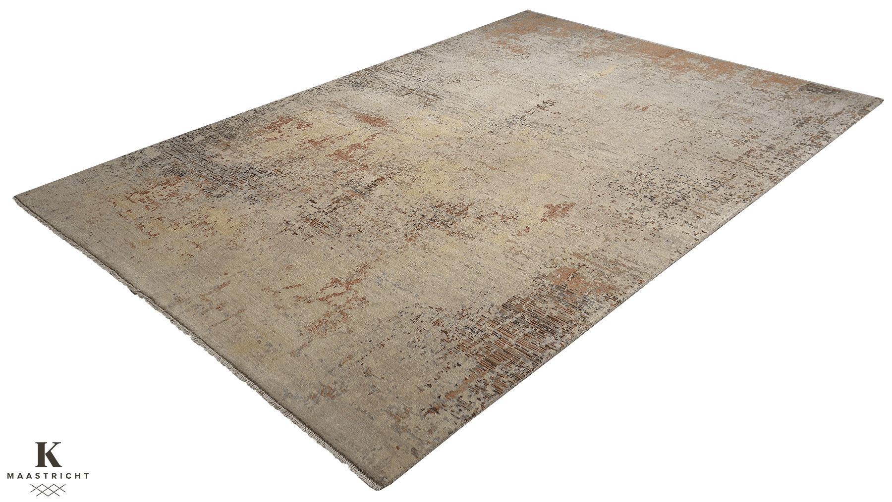 Kashkuli Art vloerkleed in beige van Koreman Exclusive Carpets, handgeknoopt uit wol.