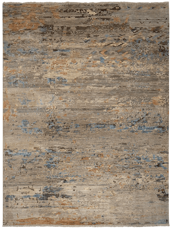 Kashkuli Art tapijt 4356 in beige van Koreman Exclusive Carpets, handgeknoopt uit wol.