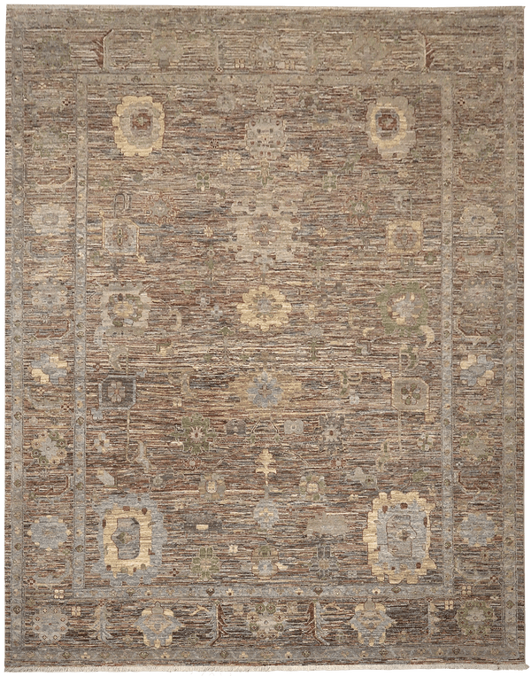 Kashkuli Exclusief tapijt 4445 in bruin van Koreman Exclusive Carpets, handgeknoopt uit wol.