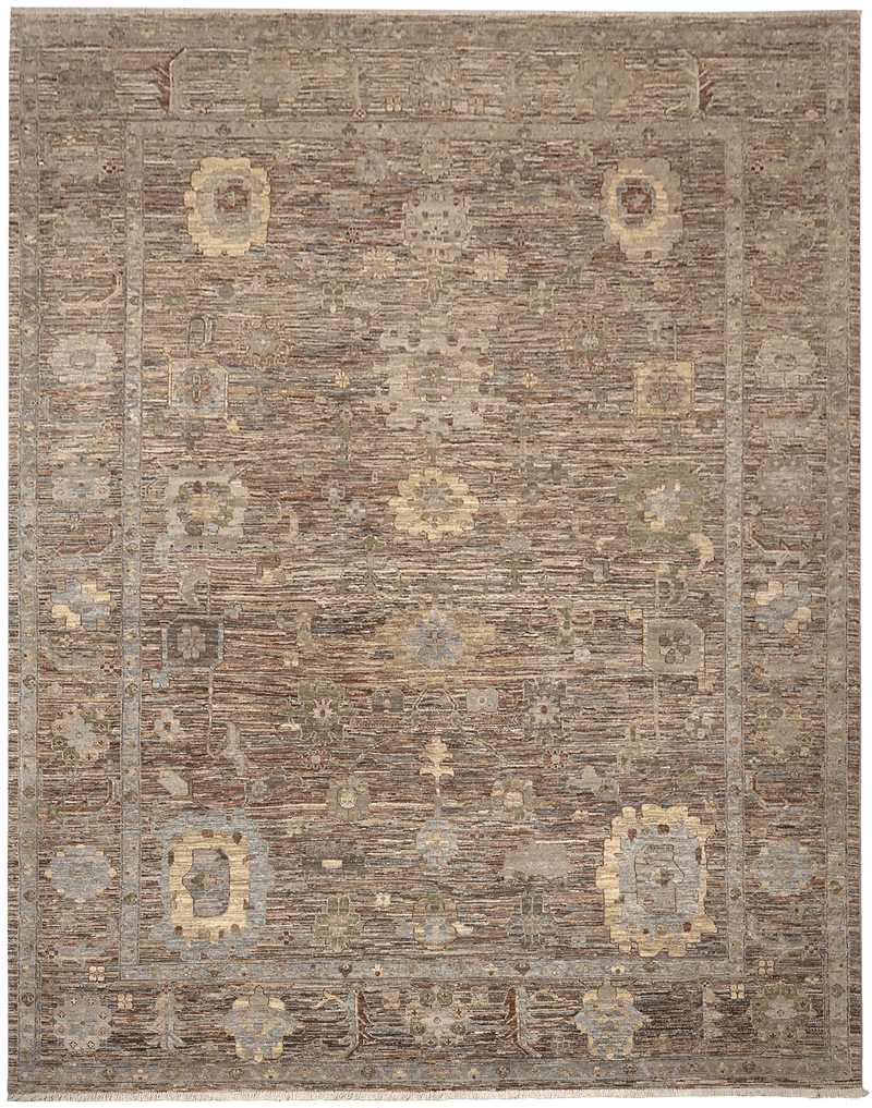 Kashkuli Exclusief tapijt 4445 in bruin van Koreman Exclusive Carpets, handgeknoopt uit wol.