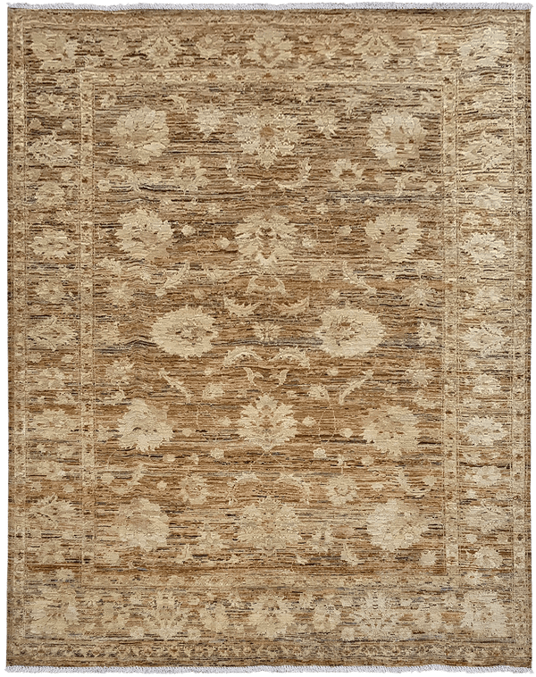 Kashkuli Rust Colour vloerkleed in bruin-beige van Koreman Exclusive Carpets, handgeknoopt uit wol.