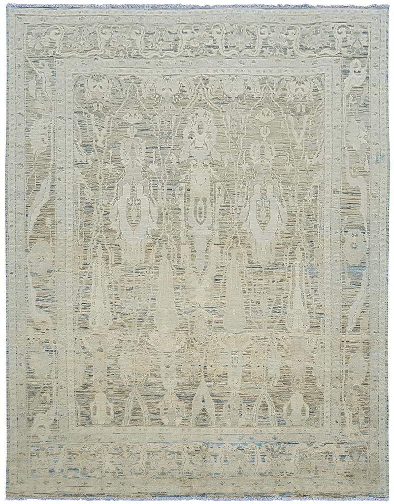 Kashkuli Shades of light vloerkleed in beige van Koreman Exclusive Carpets, handgeknoopt uit wol.