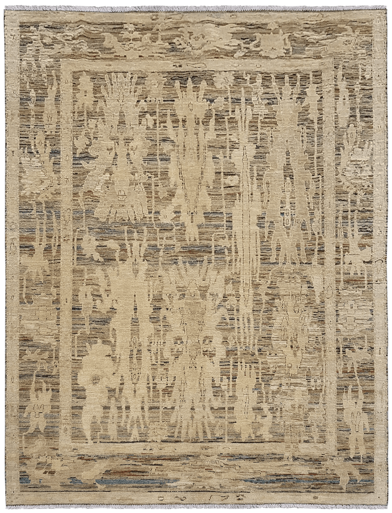 Kashkuli Exclusief vloerkleed in bruin-beige van Koreman Exclusive Carpets, handgeknoopt uit wol.