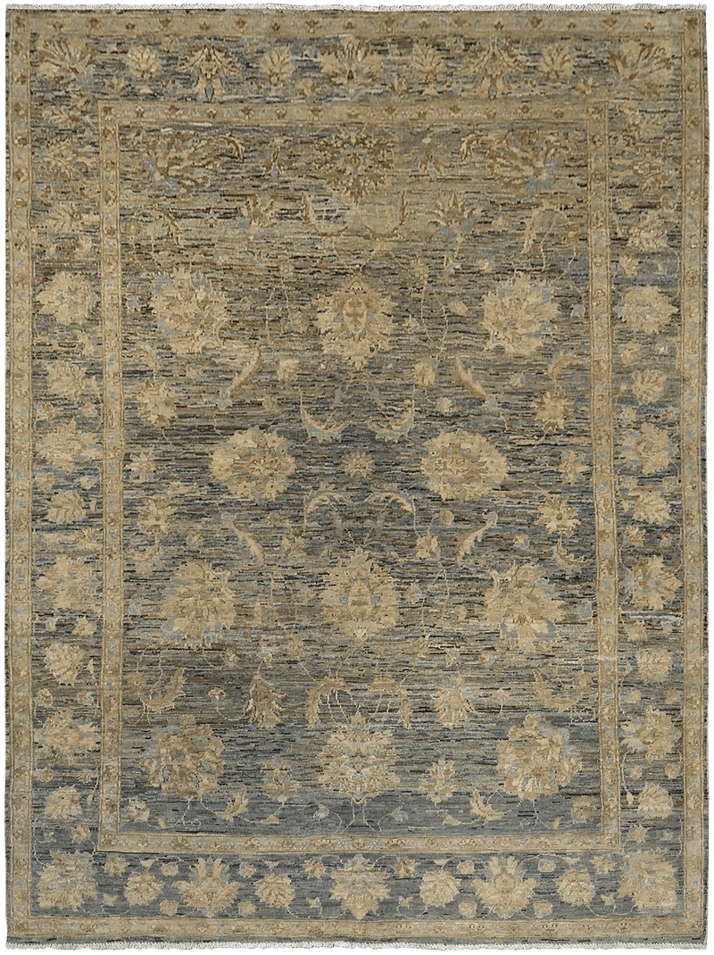 Kashkuli Exclusive Flowers tapijt in beige van Koreman Exclusive Carpets, handgeknoopt uit wol.
