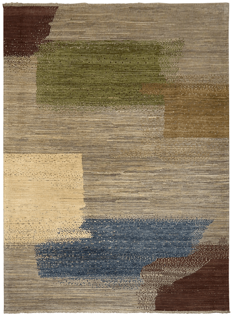 Kashkuli tapijt 4357 in geel-beige van Koreman Exclusive Carpets, gemaakt van wol.