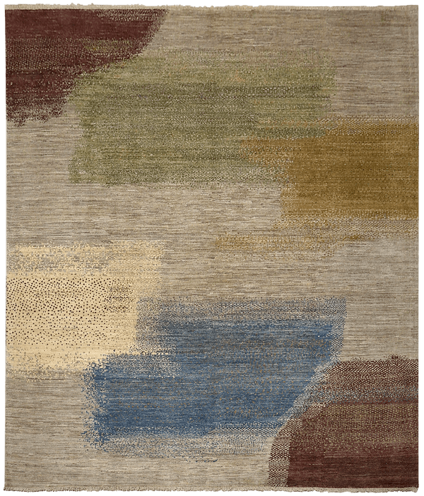 Kashkuli tapijt 4452 in beige van Koreman Exclusive Carpets, handgeknoopt uit wol.