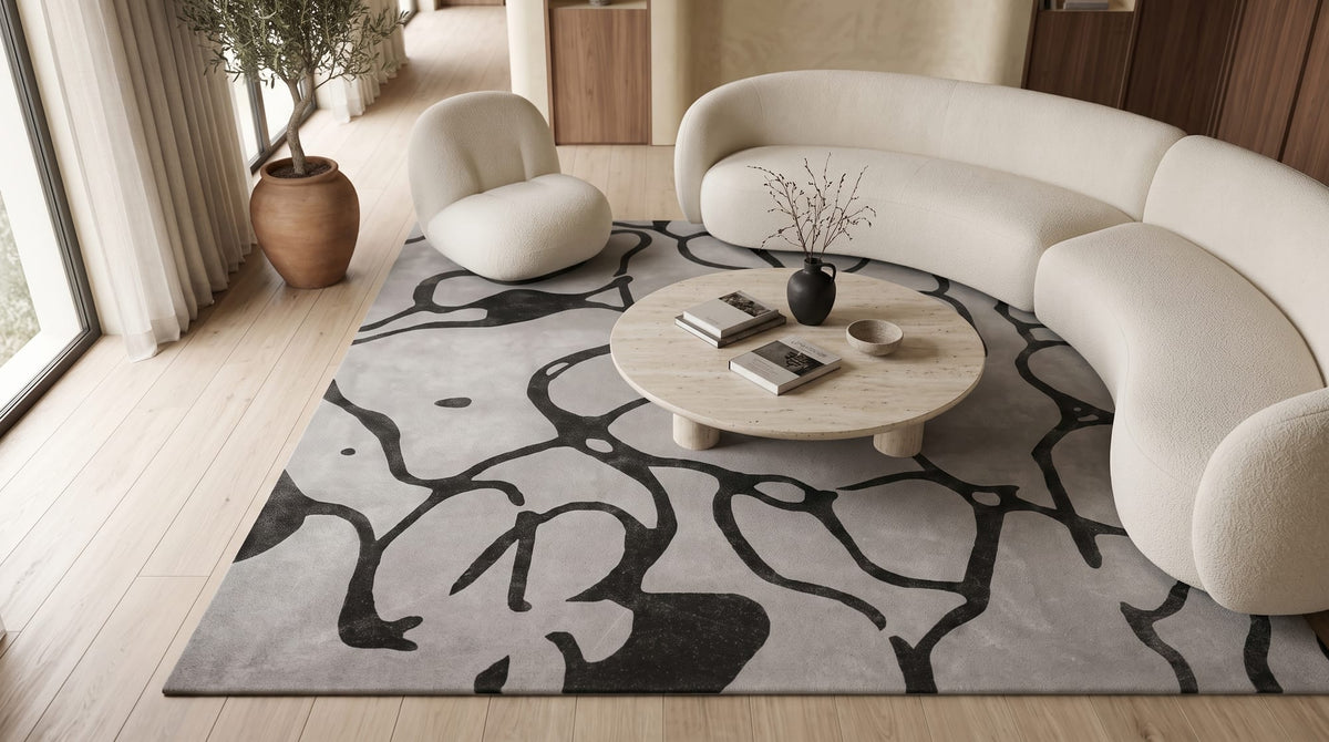 Laagpolige vloerkleden collectie van Koreman Exclusive Carpets.