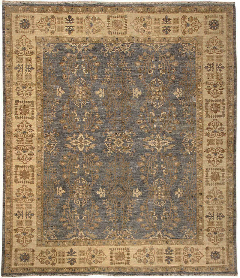 Ziegler Farahan Enriching Live vloerkleed in grijs-beige van Koreman Exclusive Carpets, handgeknoopt uit wol.
