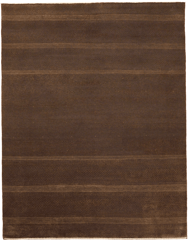 Loribaft 00080 vloerkleed in bruin van Koreman Exclusive Carpets, handgeknoopt uit wol.