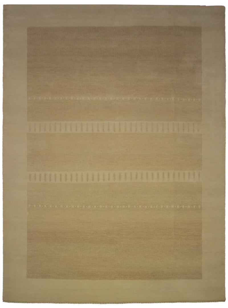 Loribaft 00032 vloerkleed in beige van Koreman Exclusive Carpets, handgeknoopt uit wol.