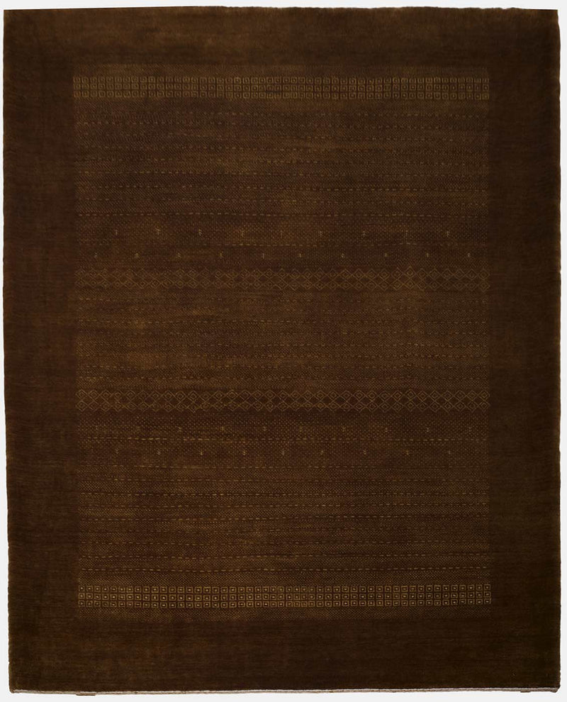Loribaft tapijt 00077 in bruin van Koreman Exclusive Carpets, handgeknoopt uit wol.