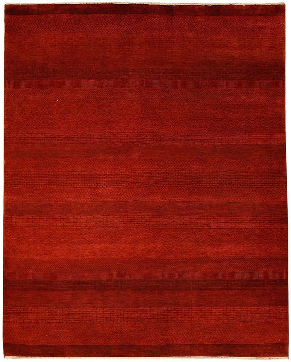 Loribaft 01255 vloerkleed in rood van Koreman Exclusive Carpets, handgeknoopt uit wol.