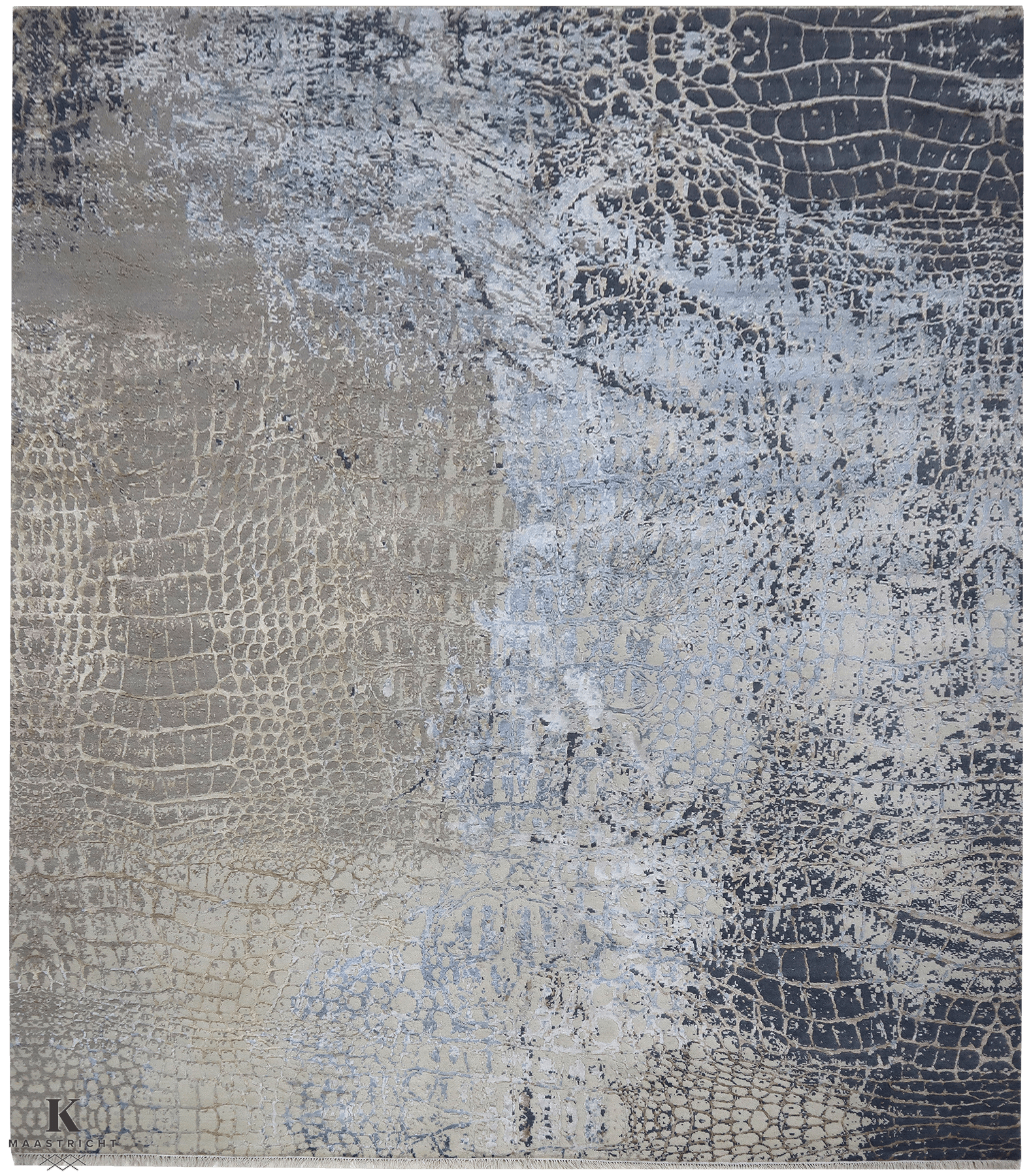Loricata Design blue/ charcoal tapijt 4936