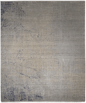 Loricata Design Silver/Blue tapijt 5027