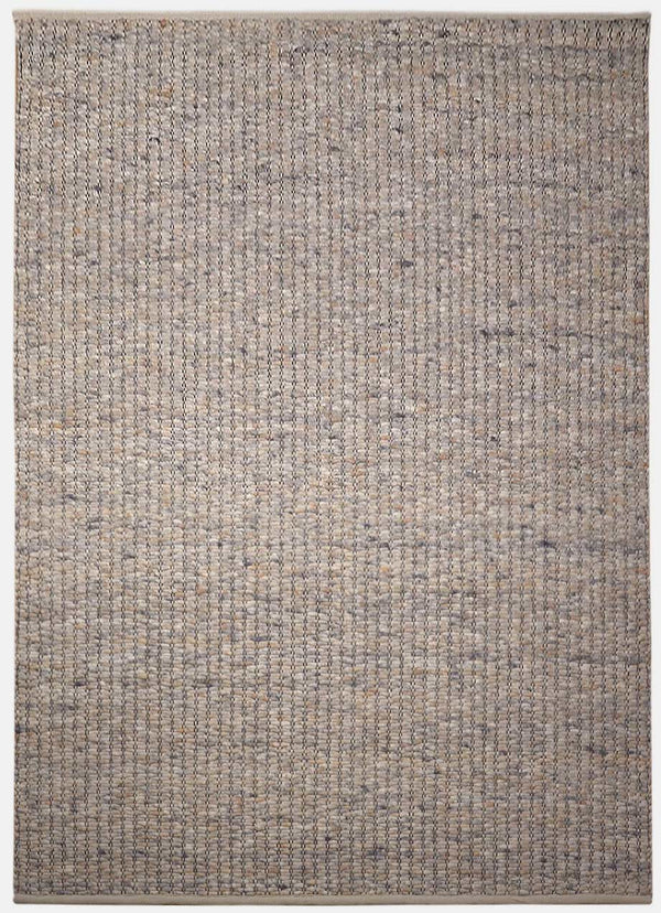 Modern Fire tapijt in zwart van Koreman Exclusive Carpets, gemaakt van wol en jute.