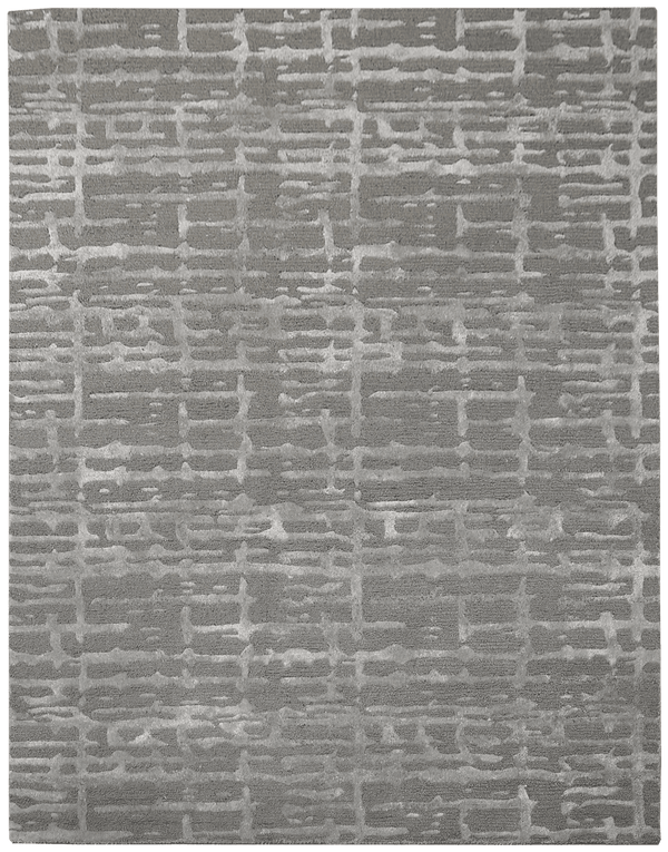 Noble Design Laurel Green tapijt in groen-grijs van Koreman Exclusive Carpets, gemaakt van wol.