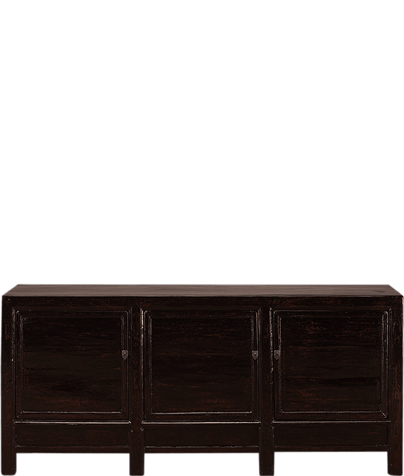 Oud Chinees dressoir 03743 in zwart van Koreman Exclusive Carpets.