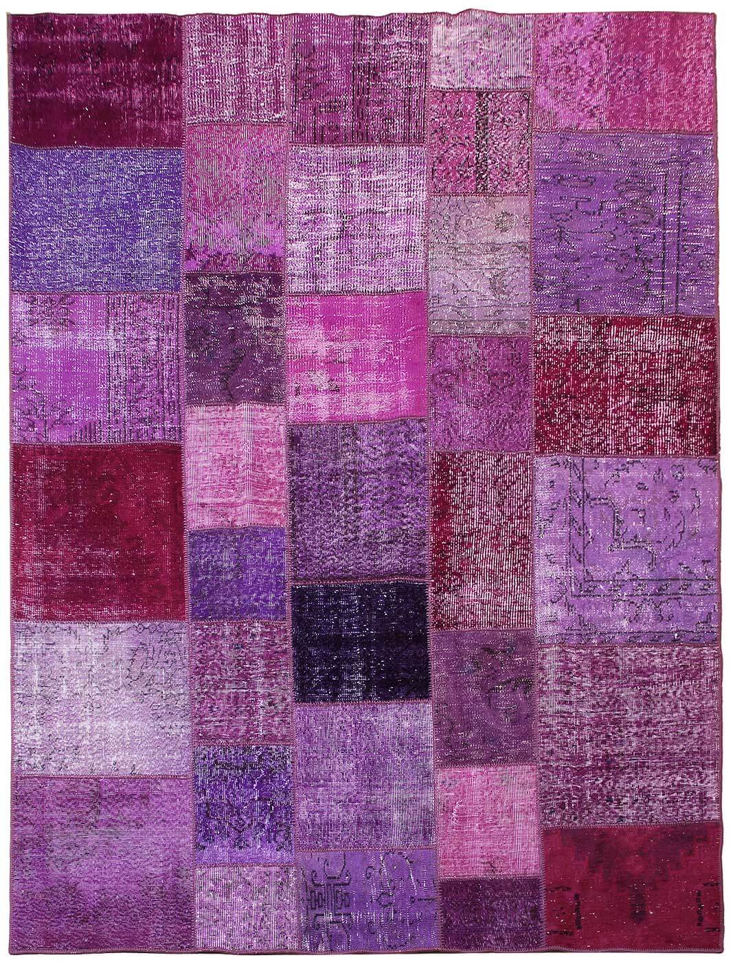 Patchwork Purple Cubes 02096