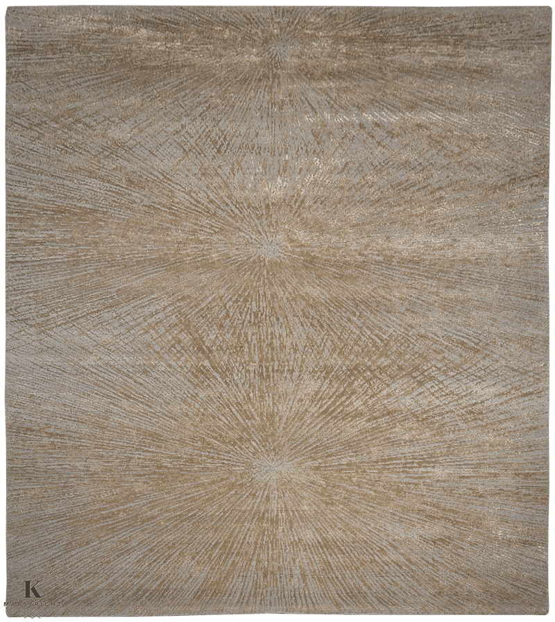 Riviera Ashwood Hony tapijt 5077 in beige van Koreman Exclusive Carpets, handgeknoopt uit wol.