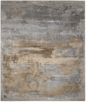Riviera Nikkel/ Beige design tapijt 5072