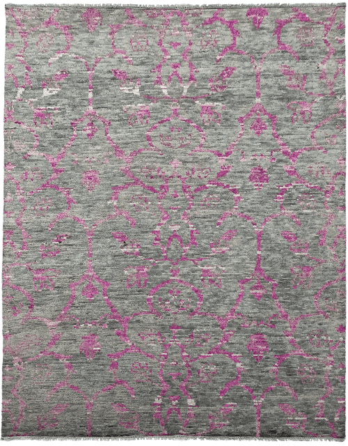 Sari Silk Concrete Flowers Design