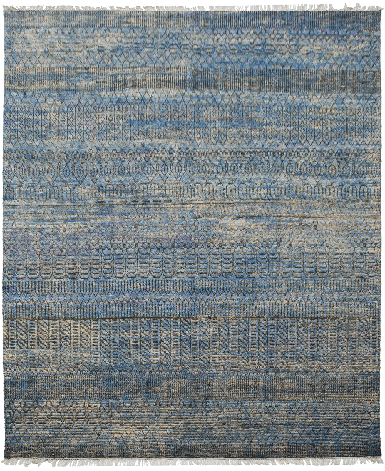 Sari Silk Tribal Blue