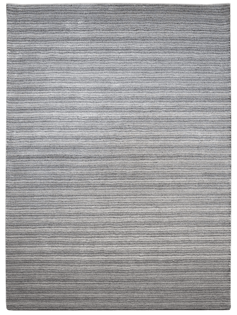 Sillon Antraciet design tapijt in grijs van Koreman Exclusive Carpets, gemaakt van wol.