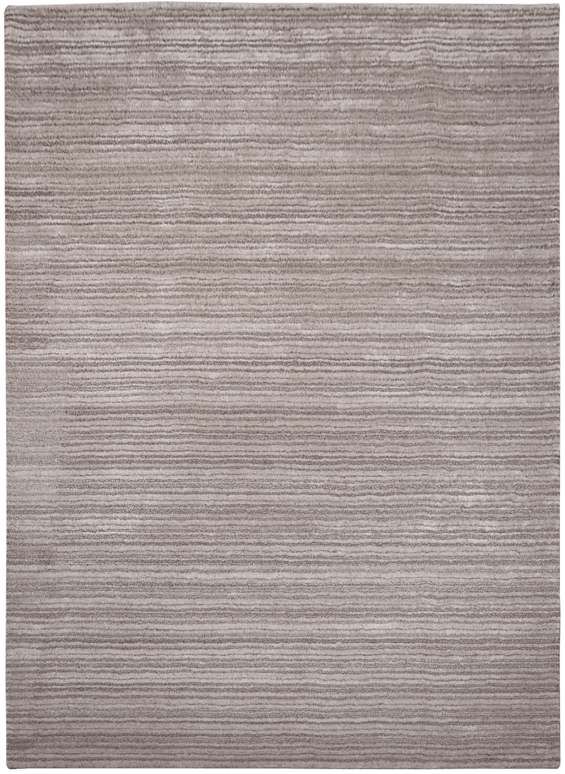 Sillon design tapijt in bruin-grijs van Koreman Exclusive Carpets, gemaakt van wol.