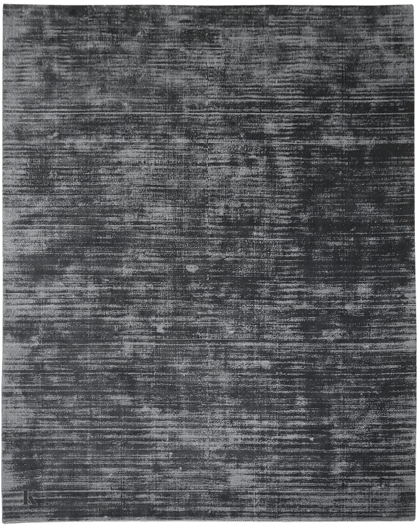 Tip Share design 4892 vloerkleed in grijs-zwart van Koreman Exclusive Carpets, gemaakt van wol.