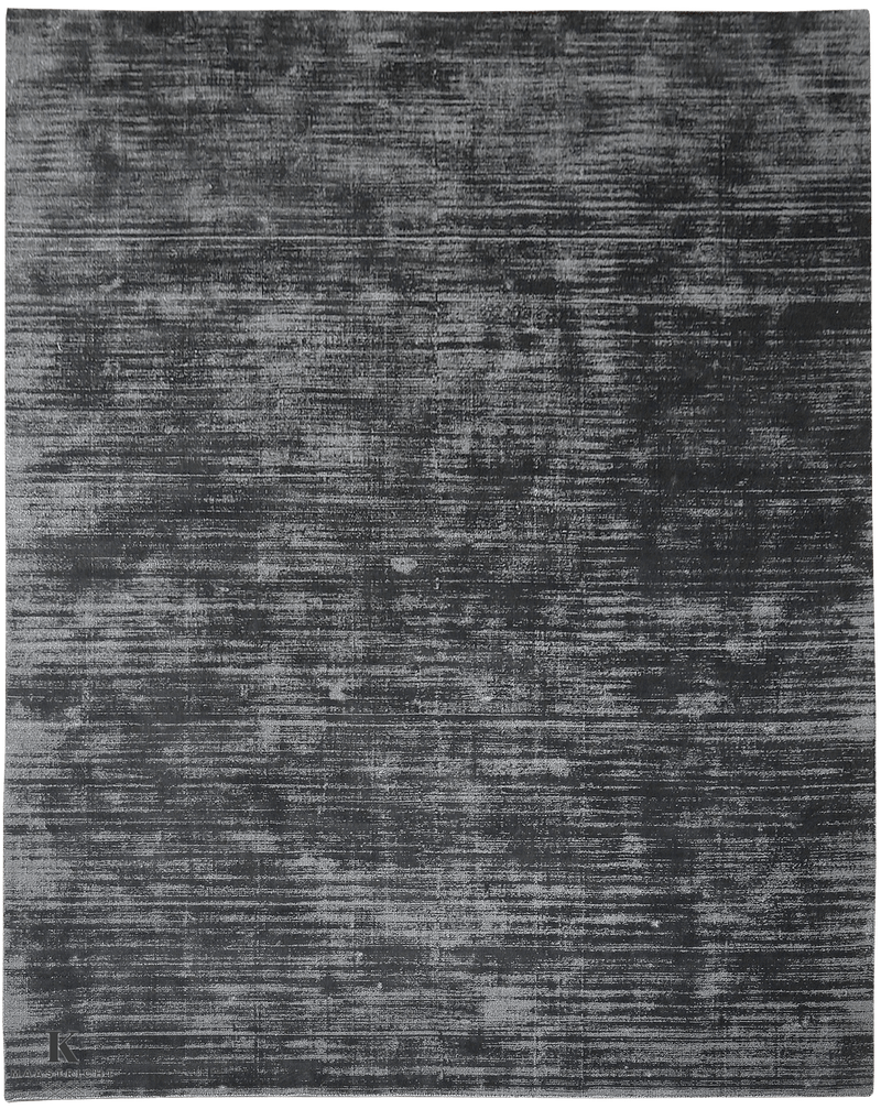 Tip Share design 4892 vloerkleed in grijs-zwart van Koreman Exclusive Carpets, gemaakt van wol.