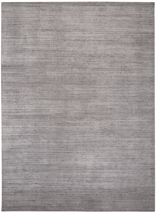 Tribal Design vloerkleed in paars-grijs van Koreman Exclusive Carpets, gemaakt van wol en viscose.