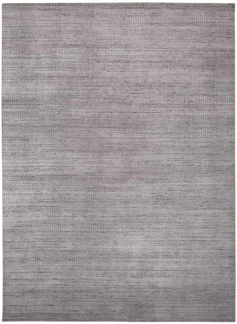 Tribal Design vloerkleed in paars-grijs van Koreman Exclusive Carpets, gemaakt van wol en viscose.