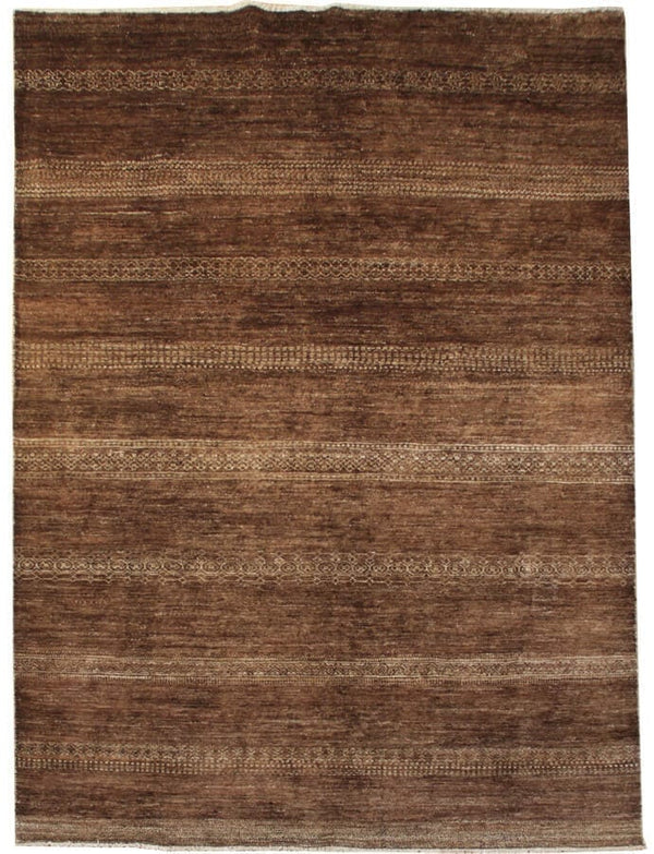 Urban Nature Blended Shapes of Brown vloerkleed in bruin van Koreman Exclusive Carpets, handgeknoopt uit wol.