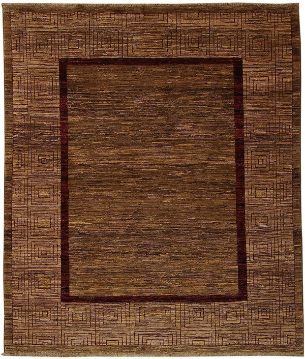 Ziegler Choby tapijt 00249 in bruin van Koreman Exclusive Carpets, handgeknoopt uit wol.