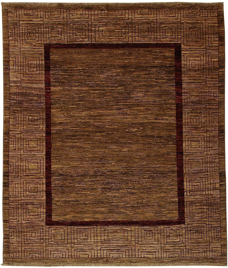 Ziegler Choby tapijt 00249 in bruin van Koreman Exclusive Carpets, handgeknoopt uit wol.
