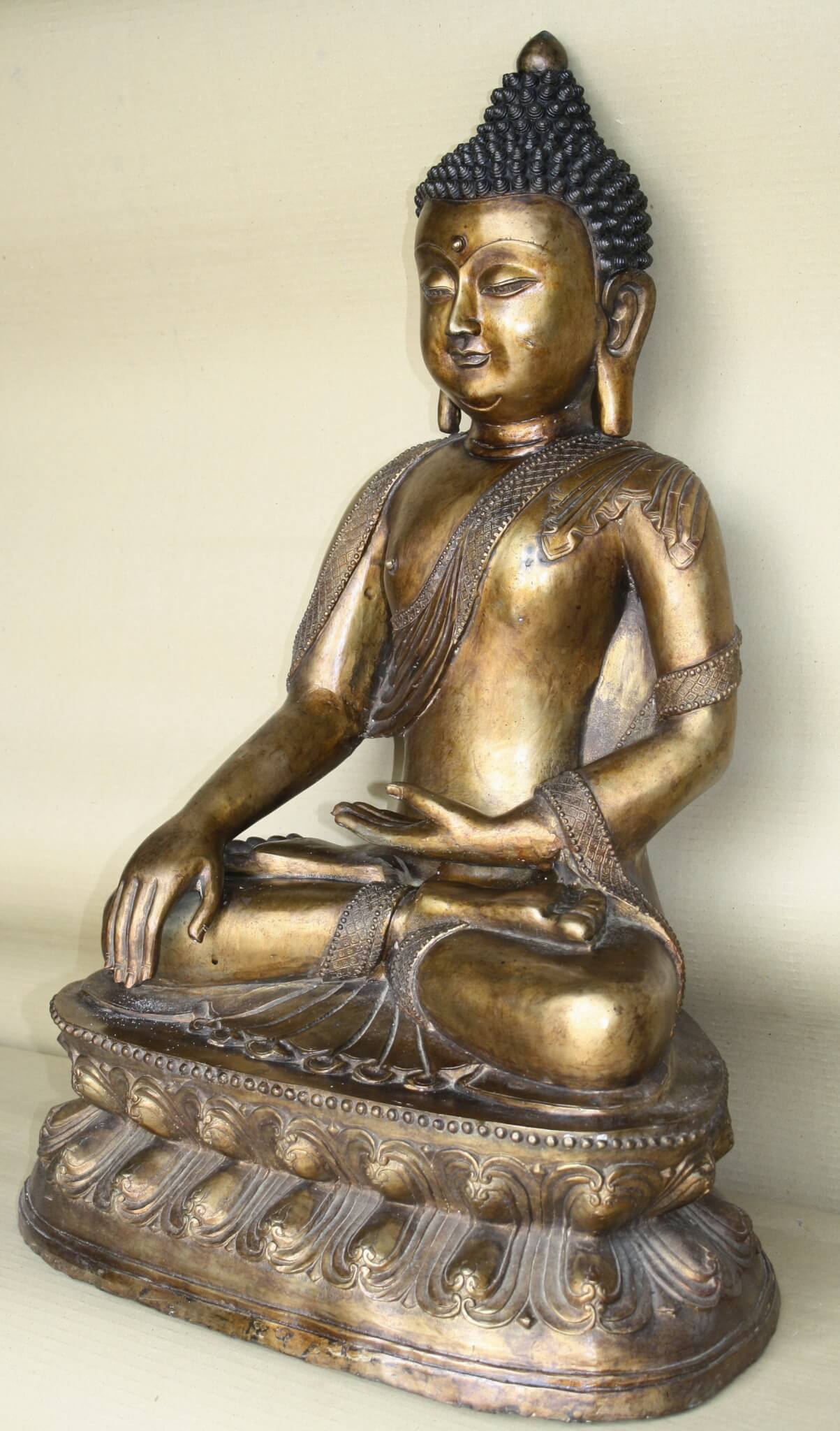 strijd twee mezelf Bronzen Boeddha 00908 - Koreman