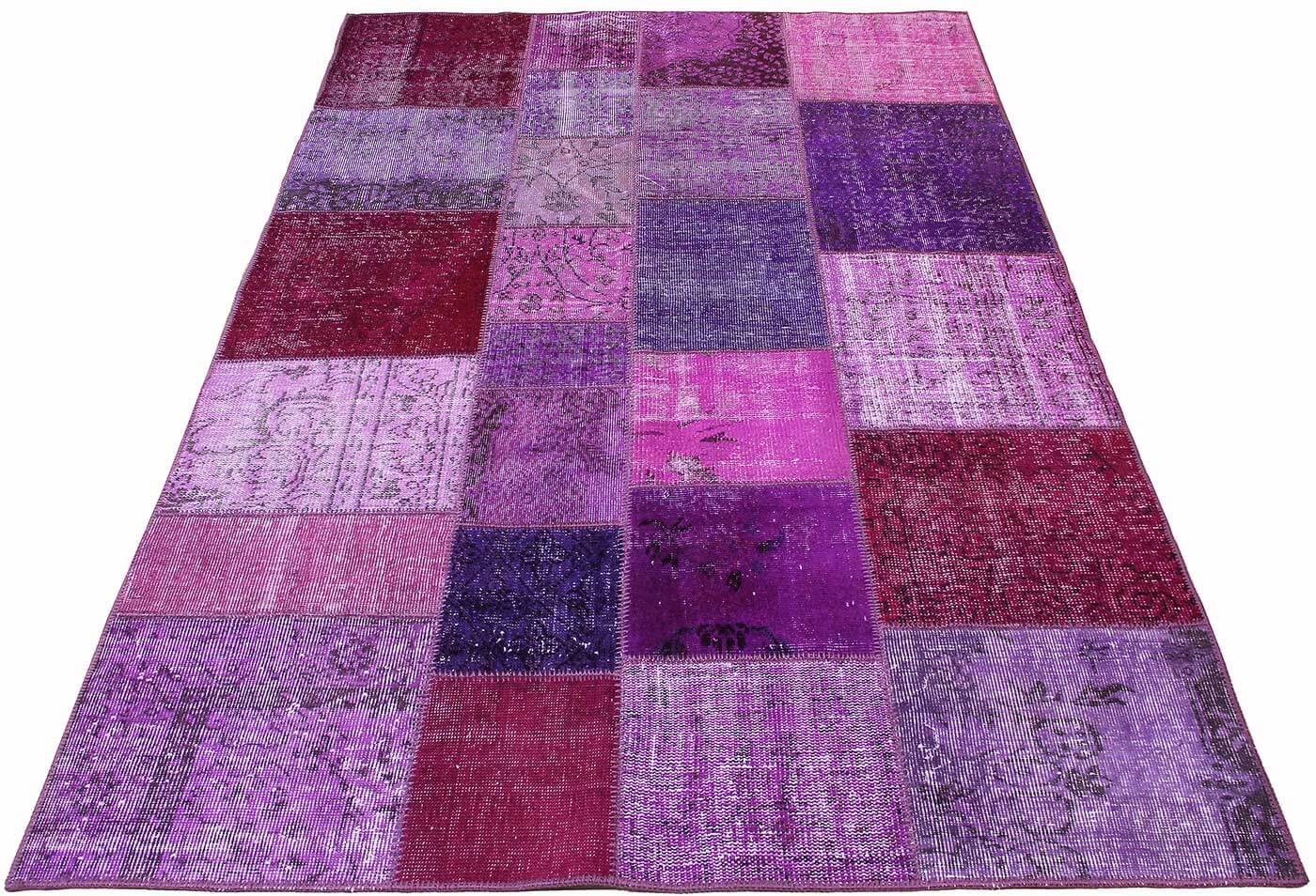Patchwork Purple Cubes 02101 - Afbeelding 3