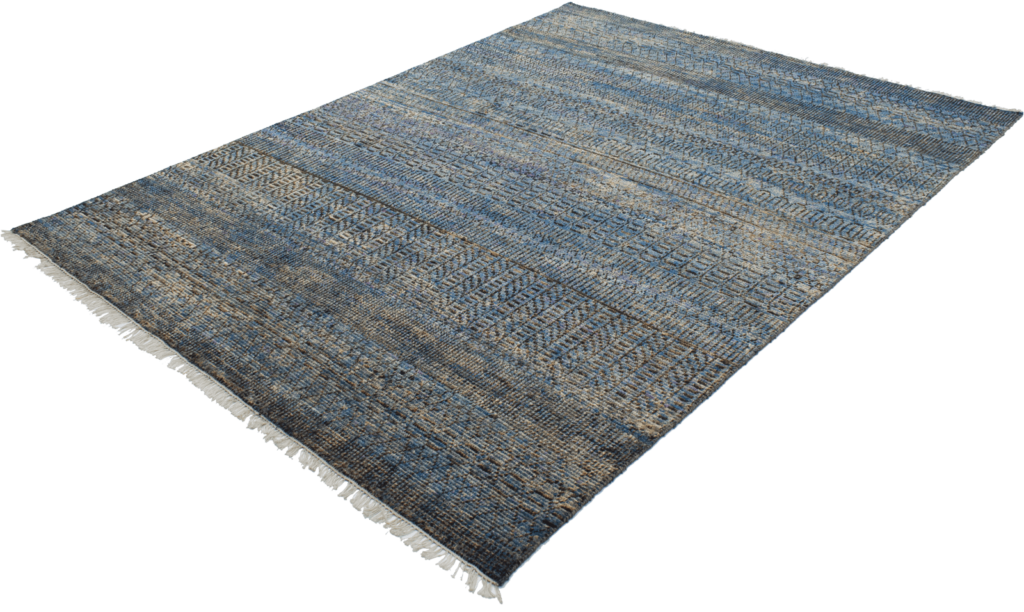 sari-silk-tribal-blue-tapijt-moderne-tapijten-handgeknoopte-design-exclusieve-luxe-vloerkleden-koreman-maastricht