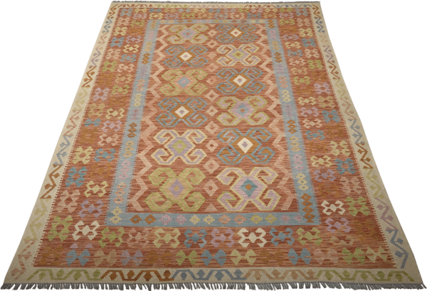 kelim-maimana-tapijt-oosterse-perzische-tapijten-modern-vloerkleed-luxe-vloerkleden-rood-geel-turquoise-multi-298x203-koreman-maastricht