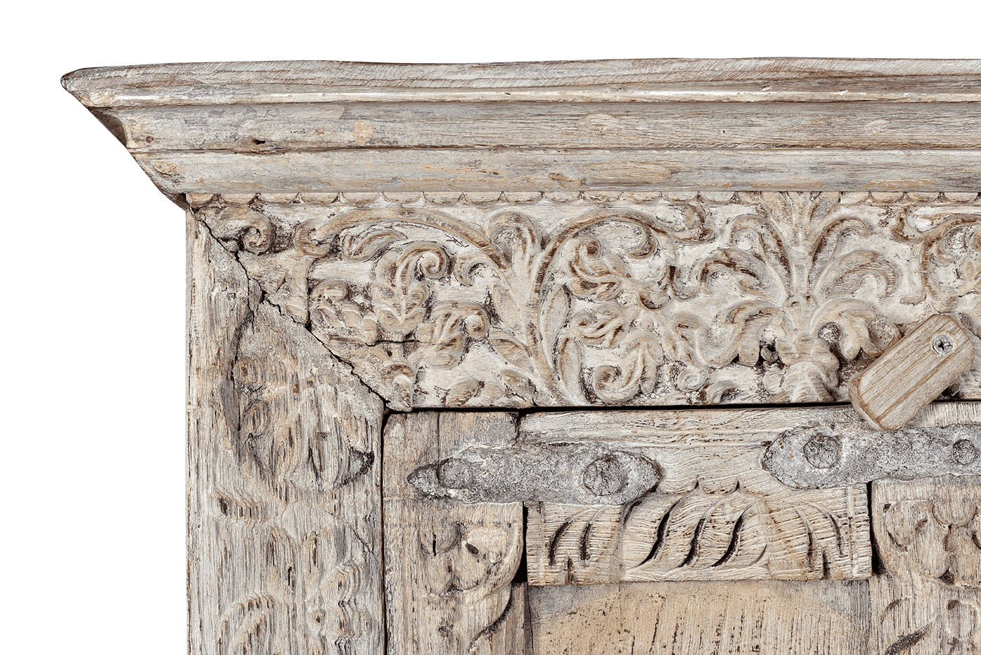 Oude Almirah kast uit India 03349 - Afbeelding 4